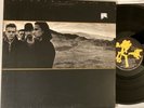 U2 - THE JOSHUA TREE - ORIGINAL ISLAND CLUB LP w/INSERT poster vinyl VG+/VG bono