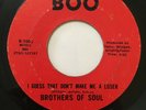 Brothers of Soul 45: I Guess That Don't Make Me a Loser on Boo B-1004