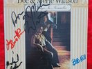 Doc Watson & Merle Two Days In November AUTOGRAPHED X5 + 1976 tickets + signed +