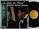 Freddie Hubbard & Oscar Peterson - Face To Face LP - Pablo Japan VG++ Obi