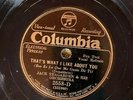 Columbia 2558D  Jack Teagarden & His Orch WHAT I LIKE ABOUT YOU 78 rpm 1931 EE+