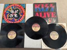 Kiss, Rock And Roll Over, Alive II, 1976 & 1977, Good Plus Condition