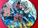 IRON MAIDEN  THE NUMBER OF THE BEAST  1982  PIC DISC ALBUM  MERCH SHEET  EMI