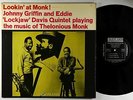 Johnny Griffin & Eddie Lockjaw Davis - Lookin' At Monk LP - Jazzland France VG+