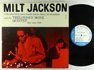 Milt Jackson - w/Thelonious Monk Quintet LP - Blue Note Mono DG RVG Ear W 63 VG+