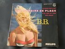 BRIGITTE BARDOT EP UNE HISTOIRE DE PLAGE 45t  B ETAT. l sexy cover pin up french