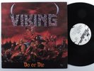VIKING Do Or Die METAL BLADE/RESTLESS LP VG++ with lyric sheet insert d