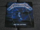 Metallica – Ride The Lightning –  LP, MFN 27 - UK 1984