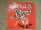 FEAR (F.E.A.R.) More Beer vinyl LP 1985 Enigma/Restless Records, hardcore / punk