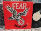 RARE PUNK VINYL - FEAR - MORE BEER - RESTLESS RECORDS SUPURB VG+++/NM- MINT- LP