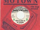 THE SUPREMES - COME SEE ABOUT ME - PROMO MOTOWN RECORDS 45 - RARE MOTOWN SLEEVE