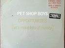PET SHOP BOYS OPPORTUNITIES 4-TRACK 12 INCH USA PROMO SINGLE, MINT, SEALED
