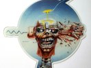 EX/EX Iron Maiden Can I Play With Madness Shaped Vinyl Picture Disc EMP 49 1988