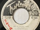 THE ESQUIRES He's A Strong Man 45 John Jones WITH BRASS  7