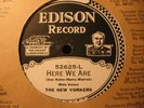 78 EDISON 52625 THE NEW YORKERS EDISONGSTERS E+