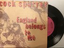 Cock Sparrer - England Belongs To Me 7” Single 1982 Carrere – CAR 255 VG+/VG+