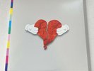 808s & Heartbreak Kanye West Vinyl Record And CD Poster Kid Cudi Album LP Used