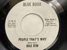 IDLE FEW   PEOPLE THAT’S WHY   BLUE BOOK   Rare Orig. NORTHERN SOUL 45