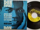 DISQUE VINYL 45 T DON COVAY