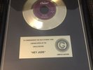 The  Beatles Hey Jude Framed Gold Single Limited