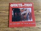youth of today we’re not in this alone vinly first pressing NYHC Punk ￼￼