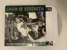 Chain of Strenght LP CLEAR vinyl The One Thing That  Rare Judge Sxe Insted Bold