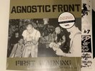 Agnostic Front First Warning LP Green 150 Made Judge Nyhc YOT Cro Mags Sxe YOT