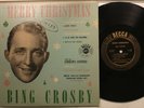 Bing Crosby 10In Lp Merry Christmas On Decca - Vg / Vg+ (Record Speed In Ink On