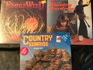 3 New COUNTRY Compilation Lp Records Teardrops Tumbleweed Sunrise K-TEL RONCO