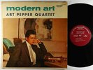 Art Pepper Quartet - Modern Art LP - Score - SLP 4030 Mono DG