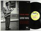 Lester Young - Le Dernier Message De LP - Barclay 180g Ltd. Mono VG+ Poster