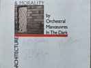 OMD fully signed Architecture and Morality Vinyl LP 1981 see description