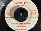 Rare Rural Rockabilly Blues Bopper Aldon Hewitt & Thomas Anthony 45 Hawk Eye Hea