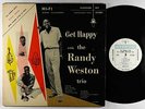 Randy Weston Trio - Get Happy With LP - Riverside - RLP 12-203 1st Press Mono DG