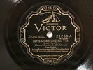 JAZZ IRVING AARONSON COMMANDERS Let's Misbehave  COLE PORTER VICTOR 21260 EE-