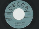 ROCKABILLY bw/ INSTRO - CHESTER SMITH - YOU GOTTA MOVE - HEAR 1958 PROMO DECCA