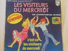 RARE DISQUE VINYL 45 TOURS LES VISITEURS DU MERCREDI DE CHRISTOPHE IZARD 1978