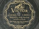 388j.  Earl Hines Or. - Beau-Koo Jack & Good Little Bad Little You - Vic V-38043