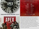 Apex Legends Vinyl LP Record Game Soundtrack Clear Black Splatter LTD 500