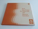 PHILIPS BACH DIE 6 SUITEN FUR VIOLONCELLO SOLO MAURICE GENDRON 3LP BOX SET 1970S