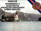 CBS DIGITAL - MAAZEL - MAHLER - SYMPHONY NR 3 - BALTSA - WIENER PHILH. 2LP - NM