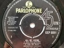Very RARE Beatles All My Loving EP Crossover No Sold in the UK/Sold In UK