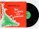 VINTAGE 1975 Dr Seuss Zero Mostel Reads How the Grinch Stole Christmas LP Album
