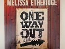 MELISSA ETHERIDGE ' ONE WAY OUT SIGNED / AUTOGRAMM  VINYL LP LIMITED