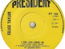 Felice Taylor / Bob Keene Orchestra - I Feel Love Comin' On / Comin' On Again...