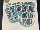 ST PAUL and the BROKEN BONES Live And In Person  Blue Marbled Vinyl EP LP