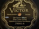 Prewar Latin 78 Cantantes de la Orquesta Tipica Mexicana Victor 79061 Las Cuatro