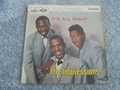 The Impressions ‎- It's All Right 1964 UK EP HMV