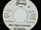 Northern Soul 45 CONTOURS First I Look At The Purse GORDY promo HEAR