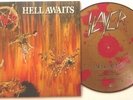 SLAYER / HELL AWAITS / BLOOD - COLOR SPLATTERED PICTURE DISC -  A+ used